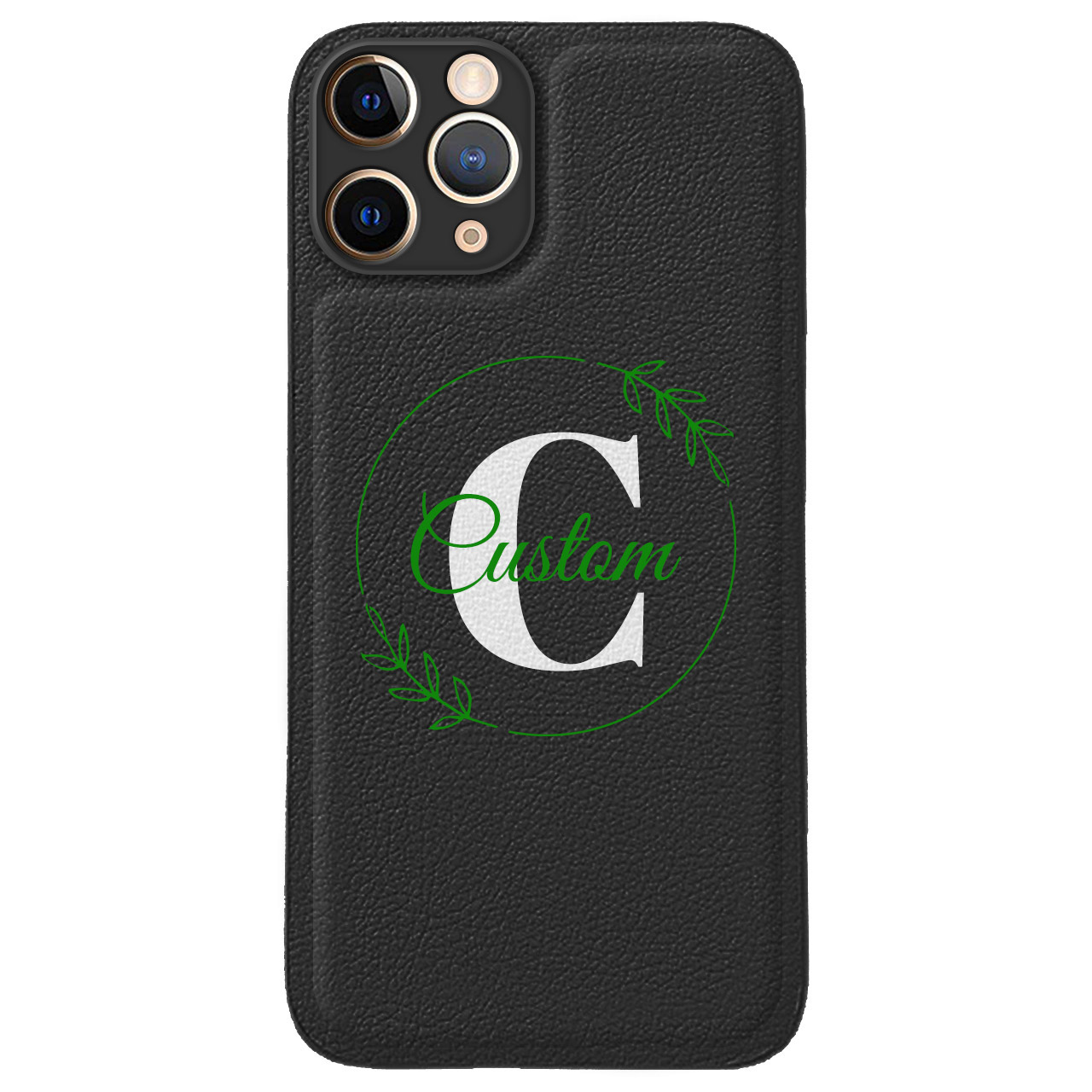 Custom for iPhone 11 Pro Cute Leather Case