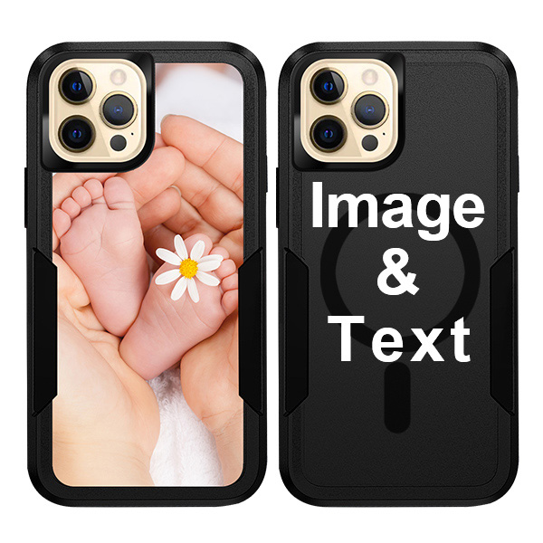 Custom for iPhone 12 Pro Max Dual Shock MagSafe Case