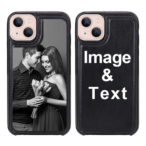 Custom for iPhone 13 Card Holder Wallet Case