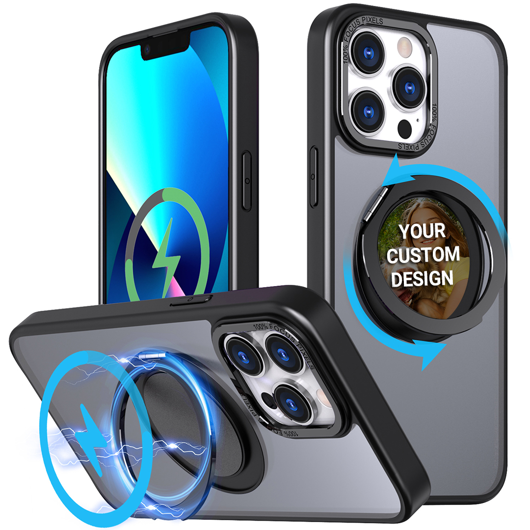 Custom for iPhone 13 Pro Flexible Kickstand MagSafe Case