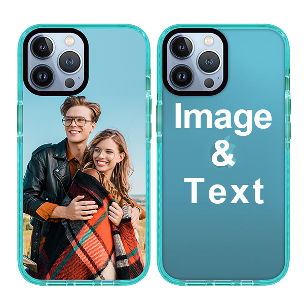 Custom for iPhone 13 Pro Max Colorful Impact Case