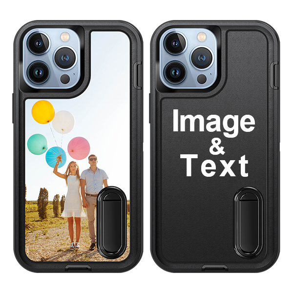 Custom for iPhone 13 Pro Max Bracket Shockproof Case