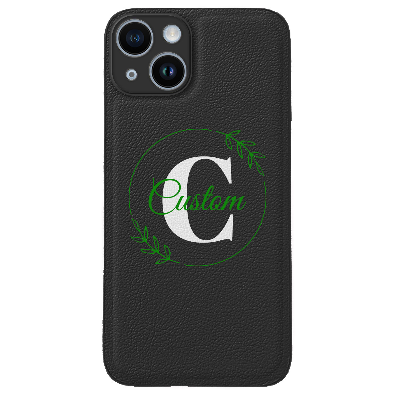 Custom for iPhone 14 Plus Cute Leather Case