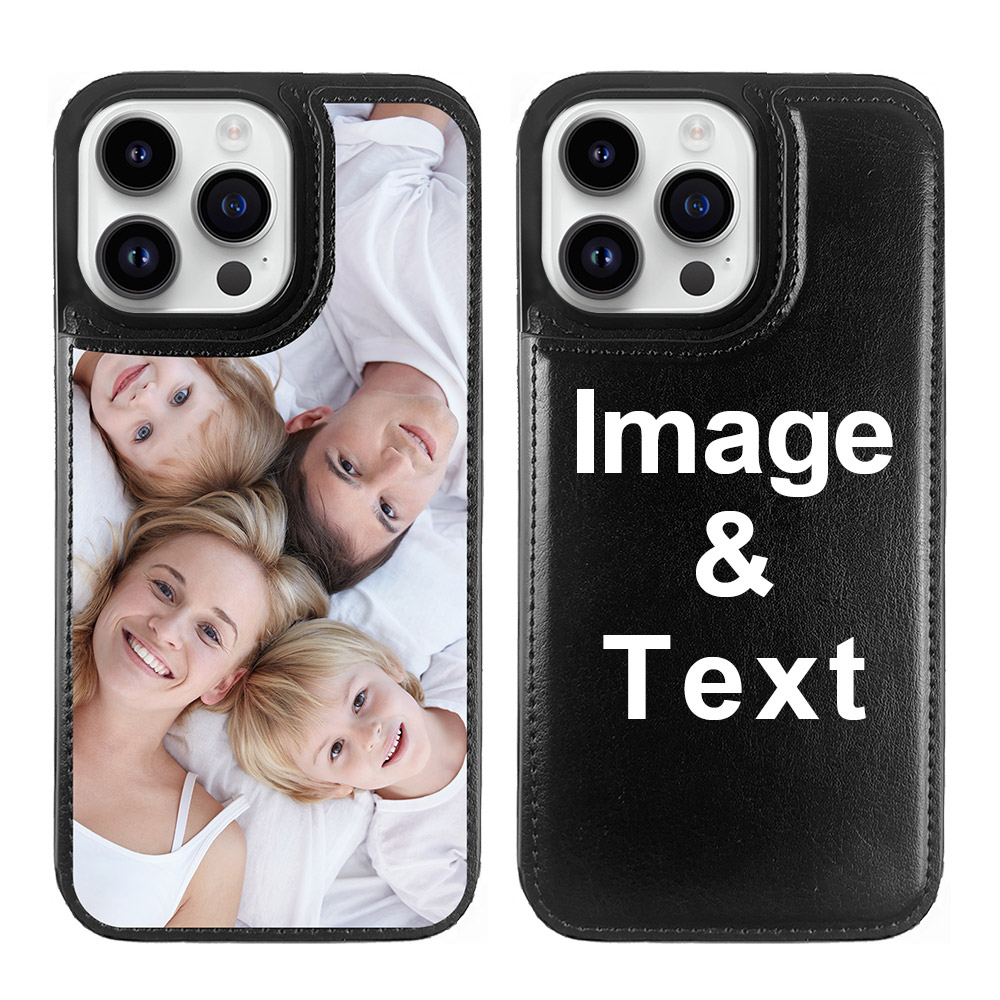 Custom for iPhone 14 Pro Max Card Holder Wallet Case