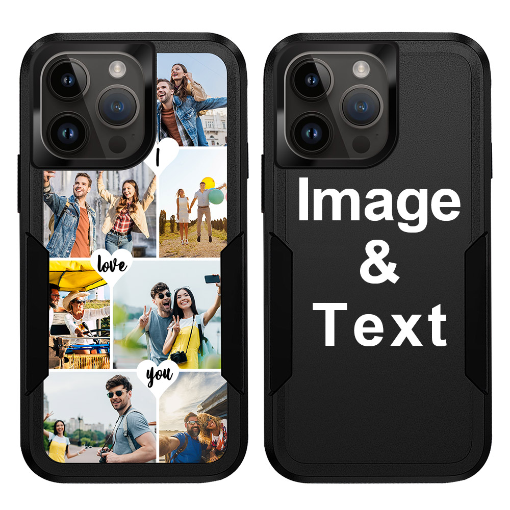 Custom for iPhone 15 Pro Max Dual Shock Case