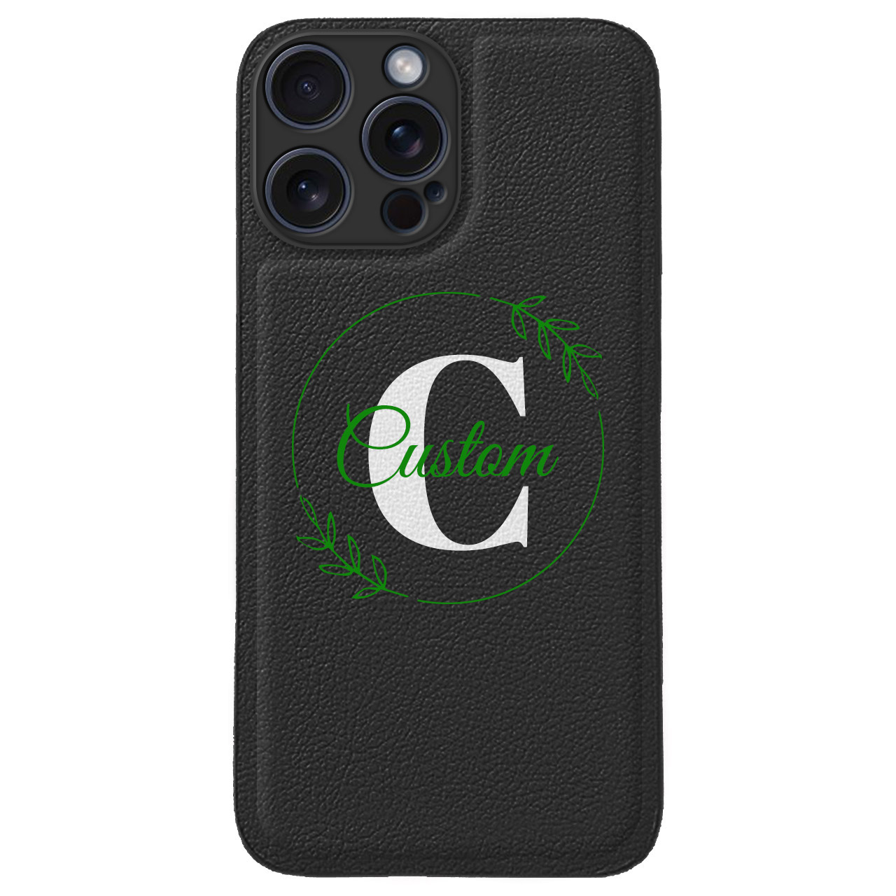 Custom for iPhone 15 Pro Max Cute Leather Case