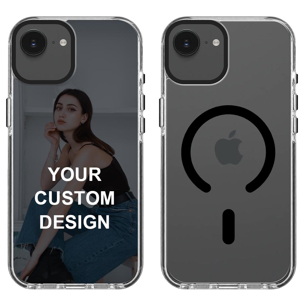Custom for iPhone 16e Clear Magnetic Case