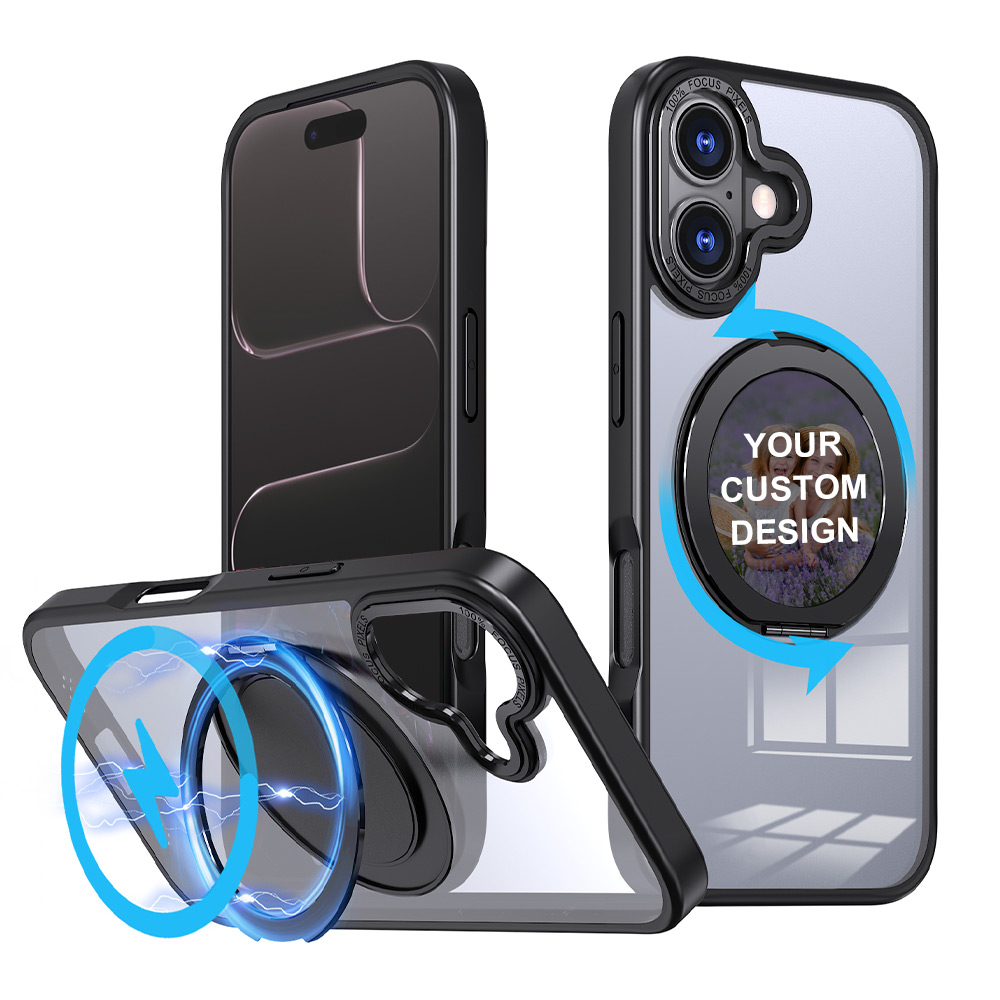 Custom for iPhone 17 Flexible Kickstand MagSafe Case