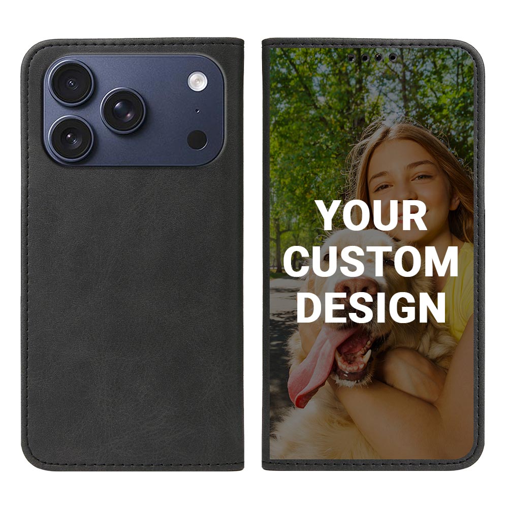 Custom for iPhone 18 Pro Flip Wallet Case