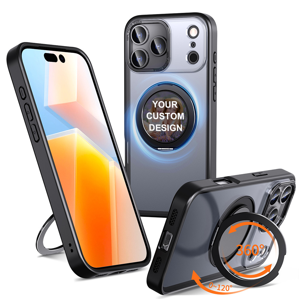 Custom for iPhone 18 Pro Flexible Kickstand MagSafe Case