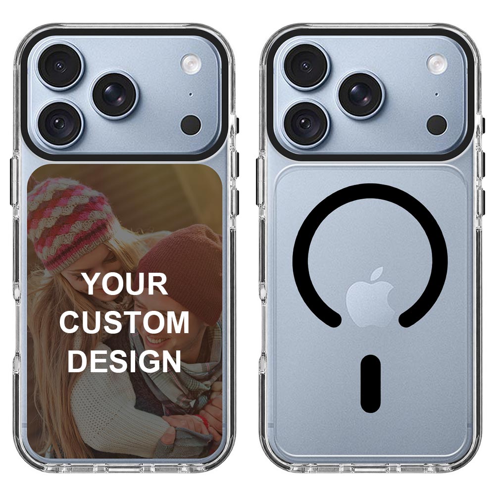 Custom for iPhone 18 Pro Clear Magnetic Case