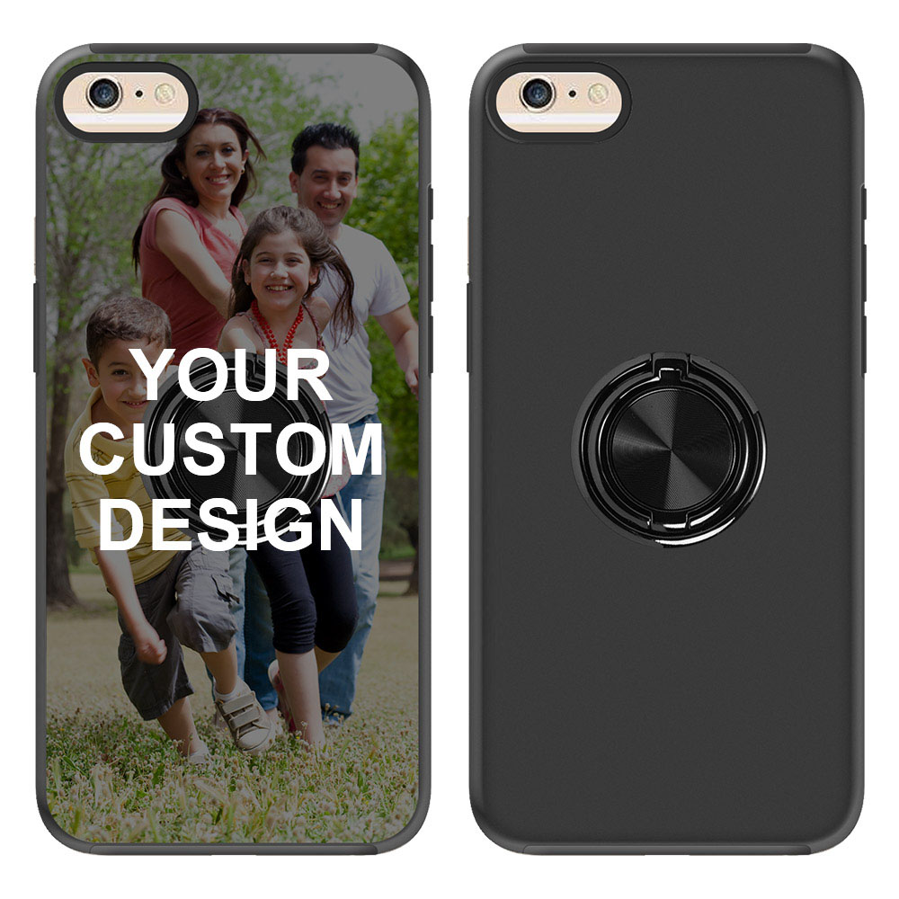 Custom for iPhone 6 Ring Holder Dual Layers Case