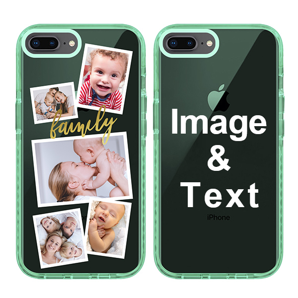 Custom for iPhone 8 Plus Colorful Impact Case