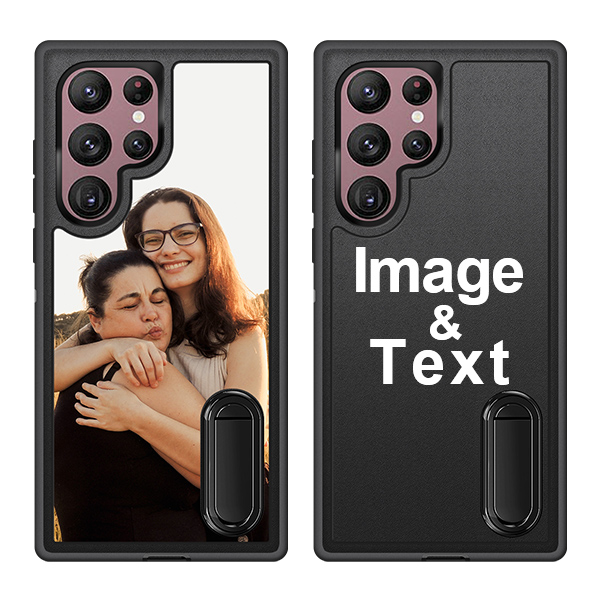 Custom for Galaxy S22 Ultra 5G Bracket Shockproof Case